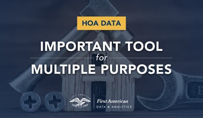 HOA Data: Important Tool for Multiple Purposes