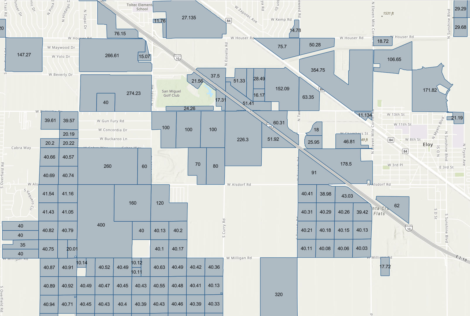 2024_EsriUC_SiteAnalysis_Vacant10acres_Map_wSize_v2