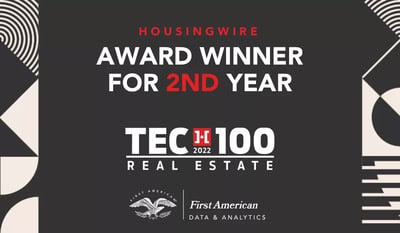 HousingWire Tech 100 Real Estate Award Featured Image