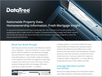 DataTree Overview Product Sheet
